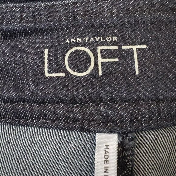 Armani Collezioni Gray Pinstriped Wool Blend Pencil Skirt Career Womens 8 (1732) - Picture 4 of 8